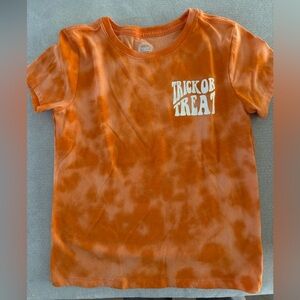 Wonder Nation Orange Tie-Dye Trick or Treat Tee